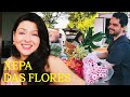 Economizamos na Feira de Flores e fiz vários arranjos!