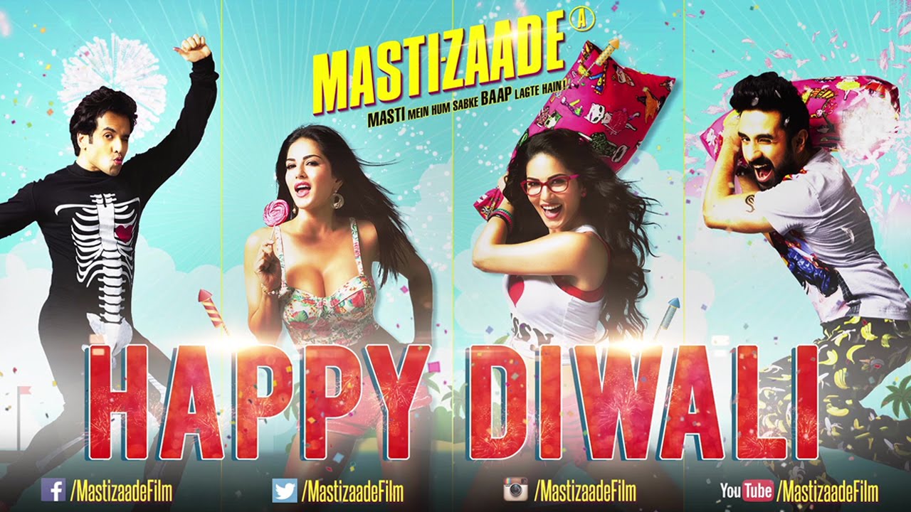 Sunny Leone, Vir Das and Tusshar Kapoor wish you a 'masti-ful diwali'