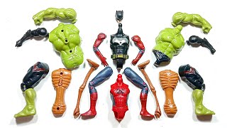 Merakit Mainan Spider-Man, Hulk Smash, Batman dan Siren head ~ Avengers