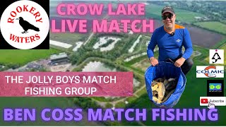 LIVE MATCH FISHING-Rookery Waters on Crow Lake / JIGGA FISHING IN THE WIND