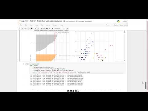 Data Science & Bussiness Analytics internship | Task 2  Prediction Using Unsupervised ML