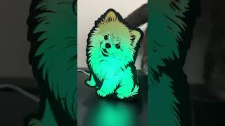 Lampe de chevet @Pikanain62 #pourtoi #creationsurmesure #dog #impression3d