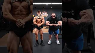 NICK WALKER &amp; TRISTYN LEE TRAINING BICEPS &amp; POSING!