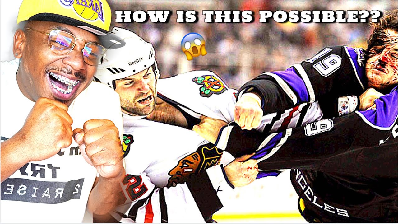 THIS WAS SCARY...| Top 5 Greatest Fights of All Time | NHL REACTION