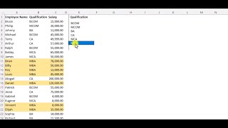 Highlight records using Conditional Formatting and ListBox #shorts