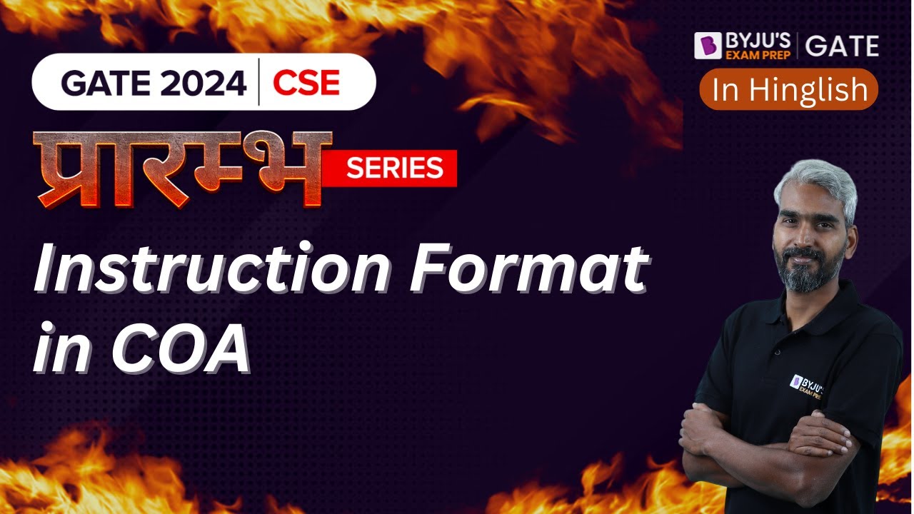 GATE 2024 Computer Science Instruction Format in COA BYJU'S GATE