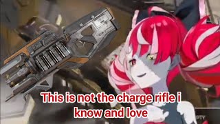 Ollie's reaction to the New charge rifle in Apex