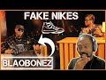 Blaqbonez - Fake Nikes (Feat. Blxckie & Cheque) | Reaction