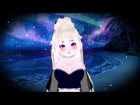 ASMR | Waifu Personal Attention At The Beach [Live] | [ V-Tuber ] [ 3Dio Binaural Audio ]