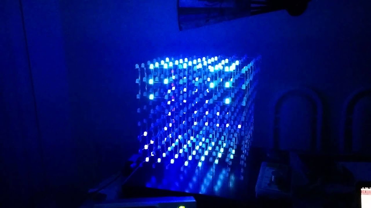 8x8x8 RGB LED Cube YouTube