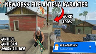 NEW OB53 FILE ANTENA WHITE KARAKTER TERBARU NEW UPDATE OB49 WORK DI FF BIASA & FF MAX HOLO FUL BODY