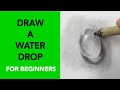 Easy way to draw a water drop