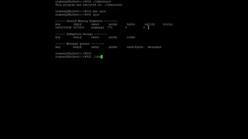 Interprocess Communication Tools - ipcs and ipcrm
