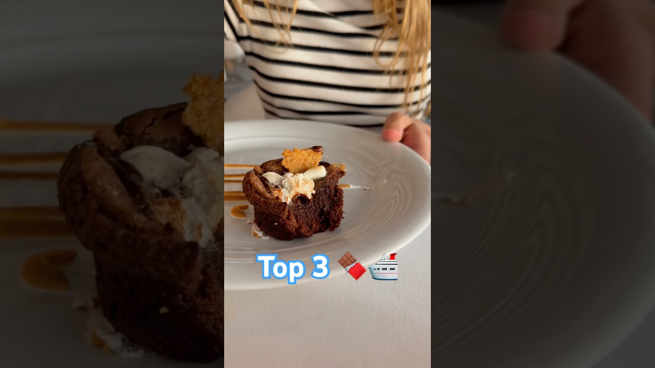 Top 3 Chocolate Desserts on Our Cruise 🍫🚢 # #familyvlogs #alissia #norwegiancruiseline