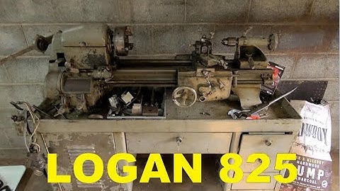 Logan 825 Lathe First Look