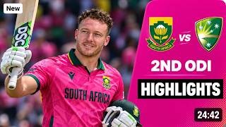 Full Australia vs South Africa Full Highlights 2nd ODI 2026   AUS vs SA News