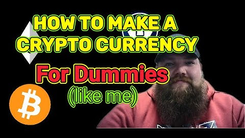 How to make a crypto currency for dummies (like me) ( cronos , matic , bsc )