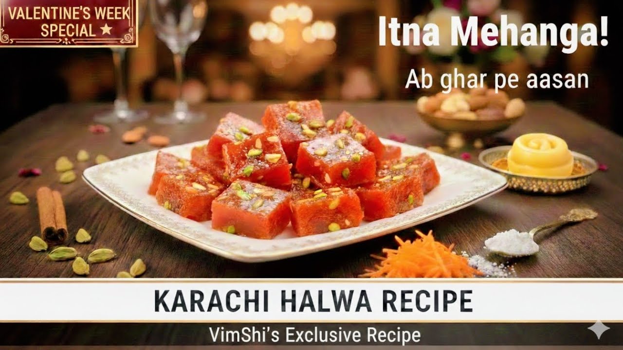 Итак Мехенга Карачи Халва 😱 | Аб Гар Пе Банайе Асани Се 😍 | Идеальная желеобразная жевательная бо...
