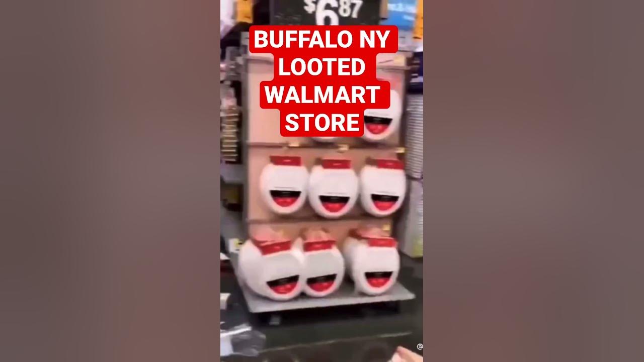 Buffalo ny looted walmart store buffalo newyork walmart blizzard 