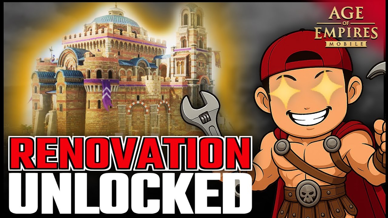 Finally Unlocked RENOVATION in Age of Empires Mobile + Must Know Renovation Tips! 