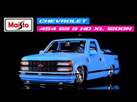 1993 シボレー 454SS & 2007 XL 1200Nナイトスターブルー 1993 Chevrolet 454 SS Pickup Truck 