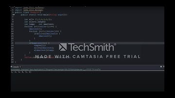 Sorting algorithms - Explaining selection sort and writing its code in java in Arabic.