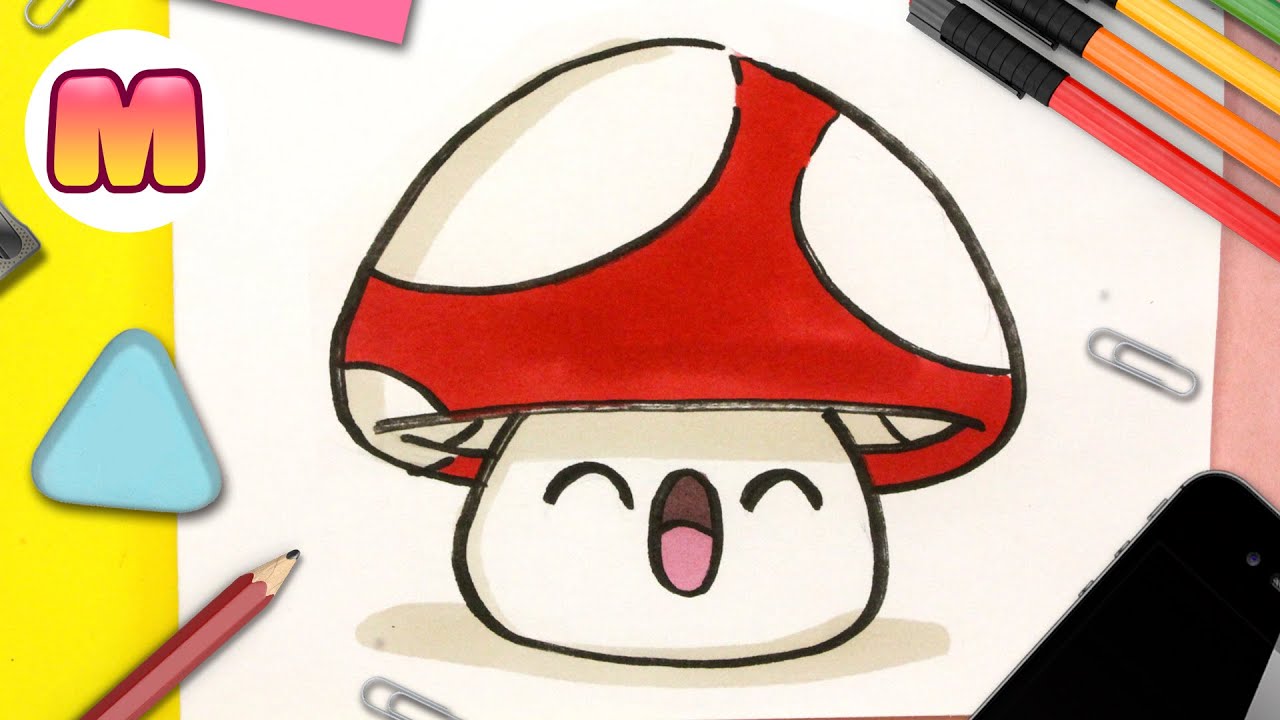 Detalle 45+ imagen dibujos de hongos kawaii