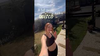 A Full Moon With a Witch 🌕 Easy Rituals for Everyday Witchcraft  #witchtok #fullmoon #babywitch