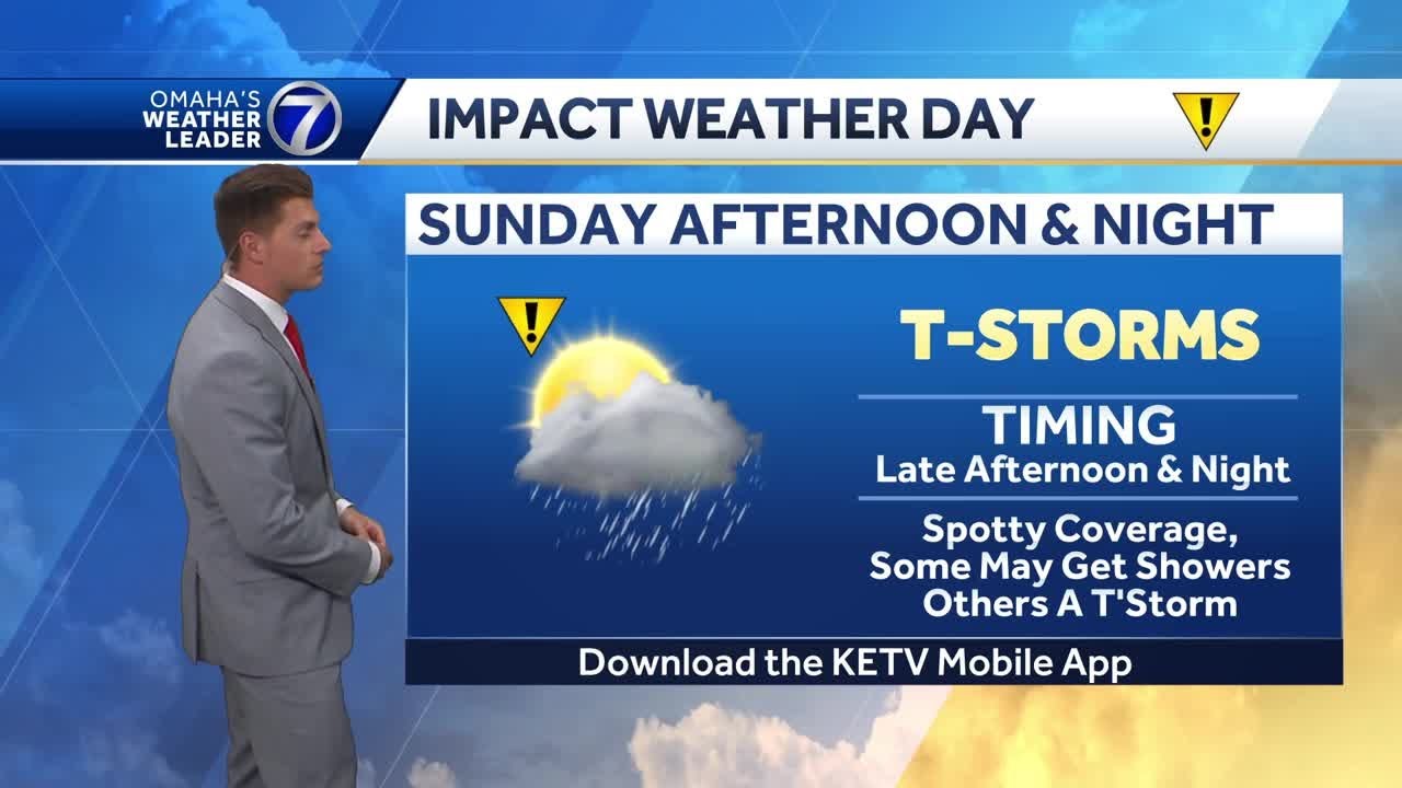 A hot start to the weekend, impact day Sunday - YouTube