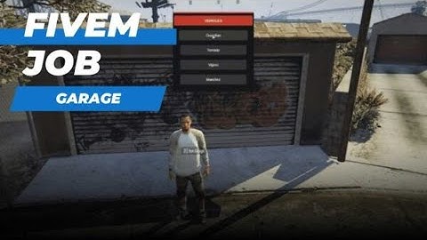 Fivem Job Garage | FiveM Scripts | FiveM Shop | GTA V