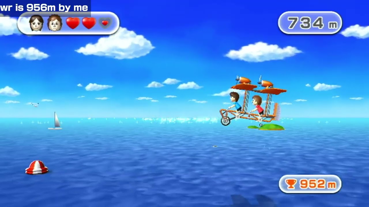 [WR] Wii Party Flycycle Team 958m