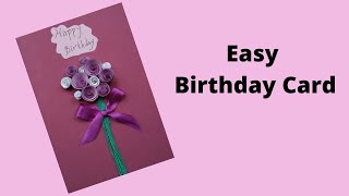 Do it yourself | Simple birthday card | Birthday Card Ideas| Happy Crafts