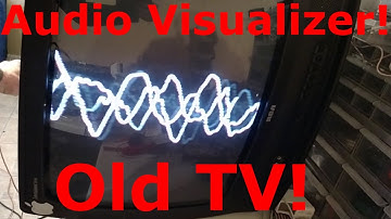 Turn an old tv into an audio visualizer!