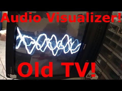 Turn an old tv into an audio visualizer!
