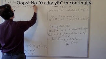 Composition Law for Limits in Metric Spaces
