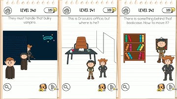 Brain Test 3 Level 240, 241, 242 Tricky Quests Solved