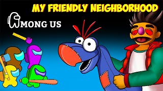 어몽어스 VS My Friendly Neighborhood - Crew Among Us Funny Animation