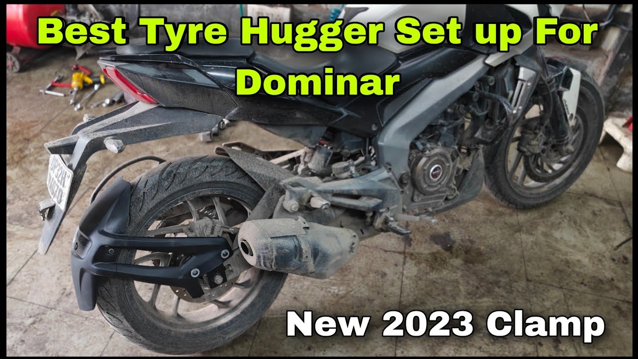 Bajaj Dominar 400 Mods | Best Tyre Hugger Set up | New 2023 Clamp / Mount | 