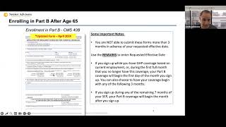 Medicare Parts A & B Enrollment  new CMS40B Part B Enrollment Form  April 2024