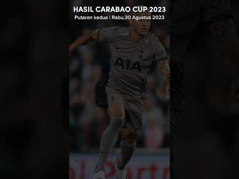 Hasil carabao cup 2023// Fulham vs Tottenham Hotspur#shorts