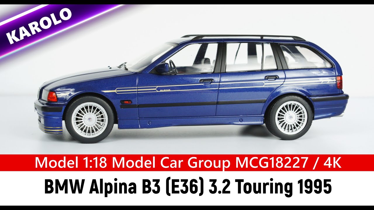 1:18 BMW E36 328I Touring - Bleu Métallique