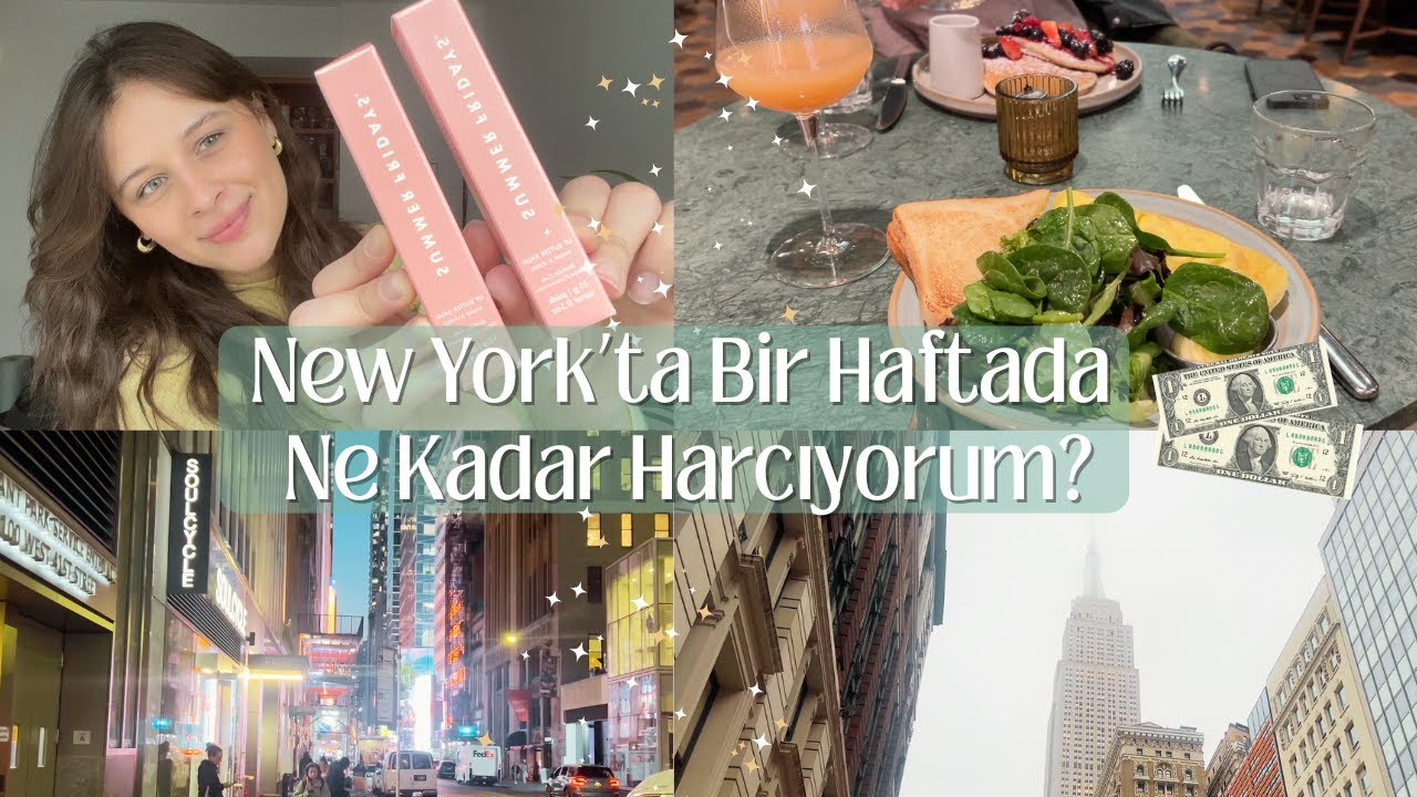 New York’ta Bir Hafta Boyunca Ne Kadar Harcadım? 💸 Dünyanın en pahalı şehri! 😵‍💫