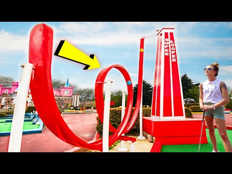 The Best Mini Golf Course Ever! | Lucky Hole In One!