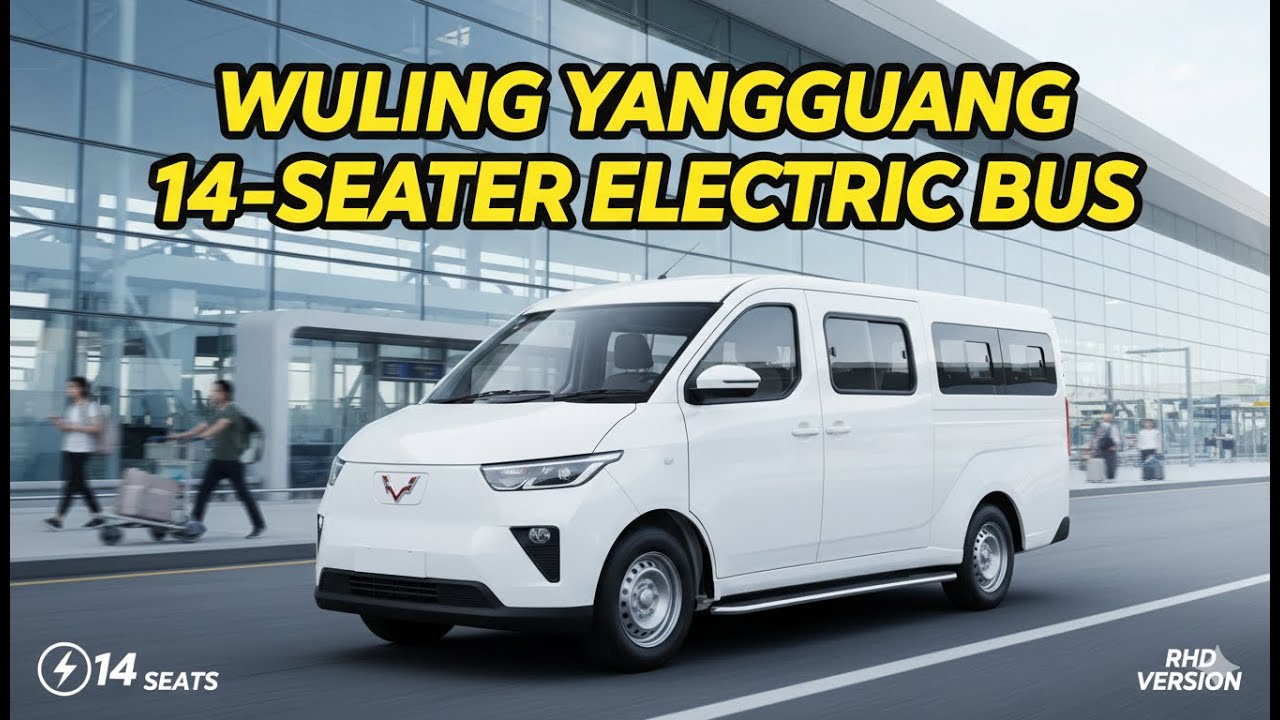 Stop Paying for Petrol! Wuling 14-Seat RHD Electric Shuttle Bus Tour