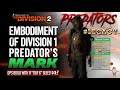 This is the CLOSEST you'll ever get to the OG Predator's Mark from The Division 1 - The Division 2