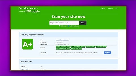 How to Fix Security Headers For Website - HTTP Security Response Headers in WordPress Website