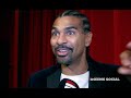 DAVID HAYE PRAISES TYSON FURY PERFORMANCE IN WILDER FIGHT, TALKS WHYTE-CHISORA 2 & EDDIE HEARN