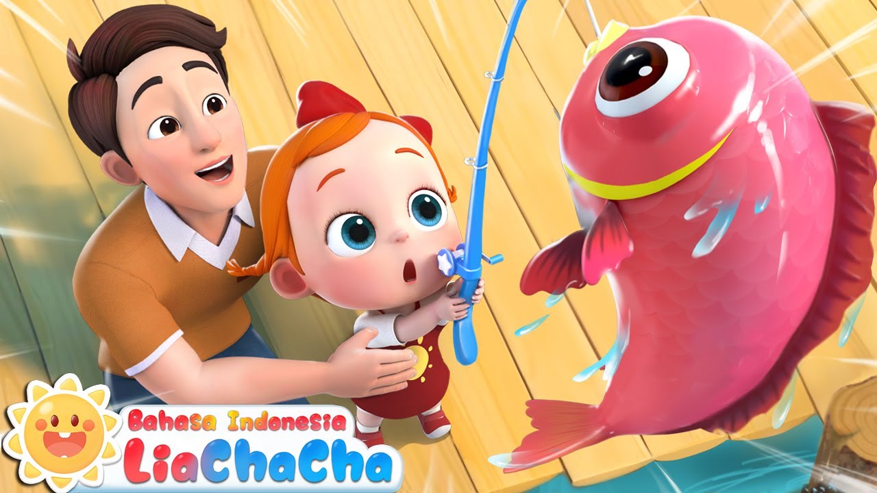 Bayi Pergi Memancing 🎣 | Lagu Memancing | Lagu Lucu | Lagu Anak-anak | LiaChaCha Bahasa Indonesia