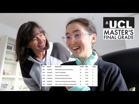 LIVE REACTION TO MY FINAL MASTER'S RESULT *it's emotional, as always* | Biology Student at UCL