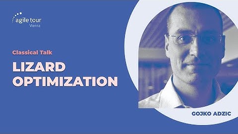 Lizard Optimization | Gojko Adzic #ATVIE